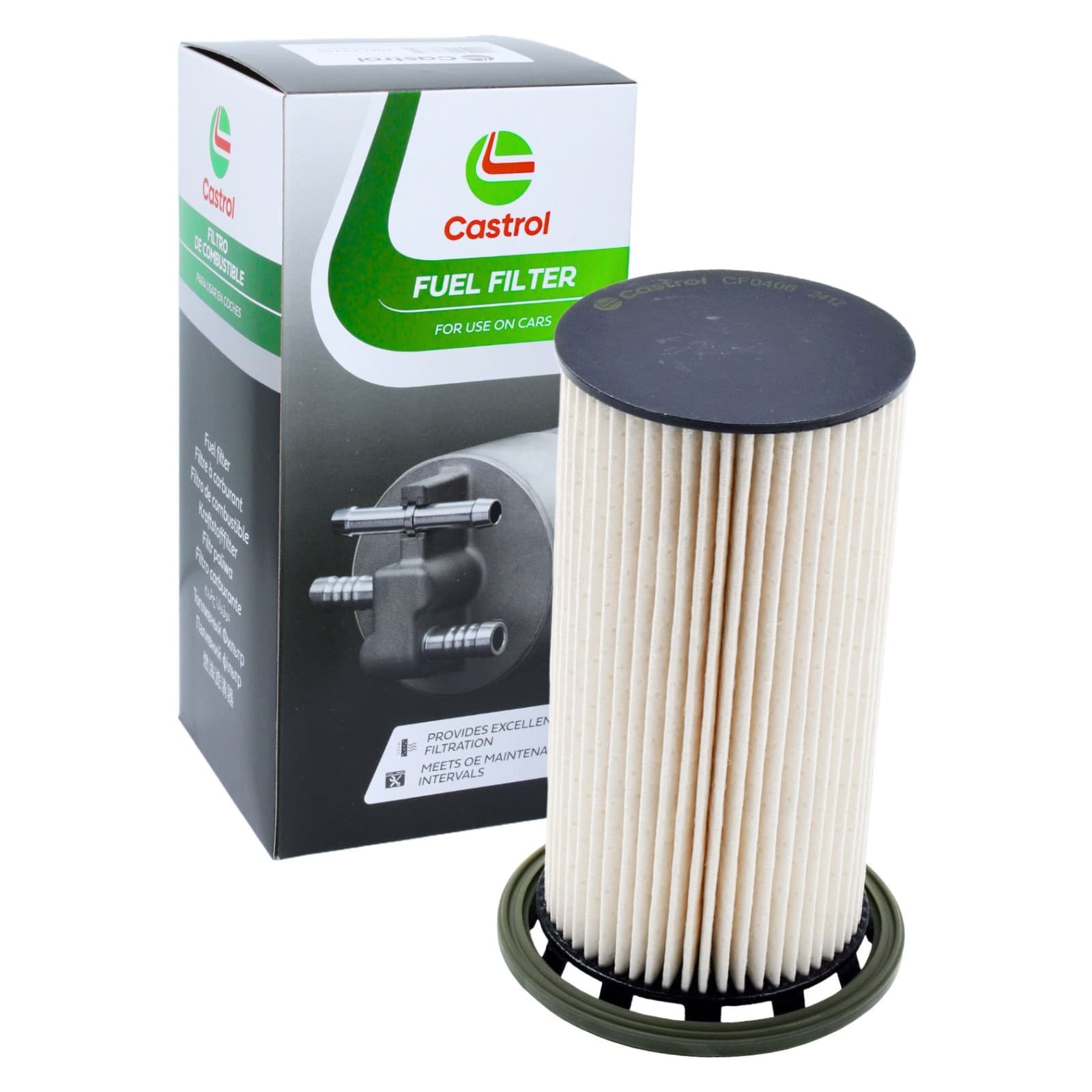 CASTROL Kraftstofffilter CF0406 Filtereinsatz Durchmesser 93 Höhe 151 mm