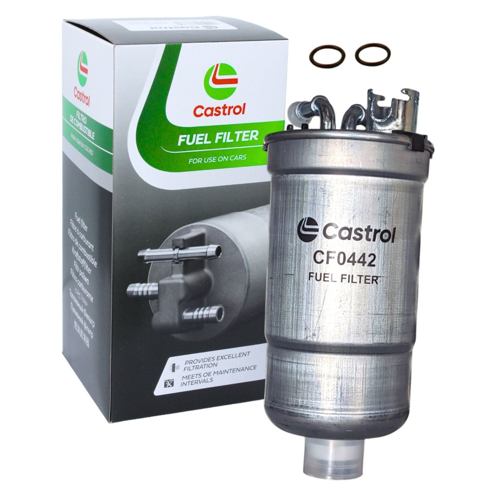 CASTROL filtre à carburant CF0442 en ligne diamètre 80 hauteur 199 mm