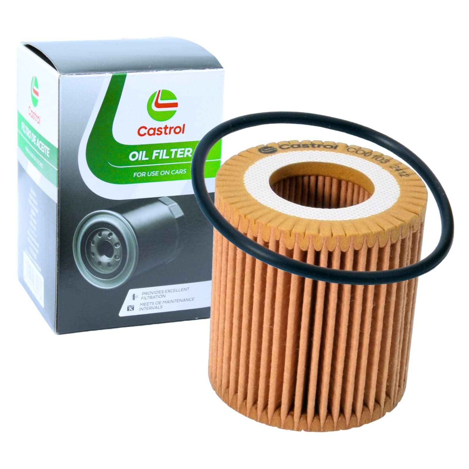 CASTROL Ölfilter CO0103 Filtereinsatz Durchmesser 64 Höhe 75 mm