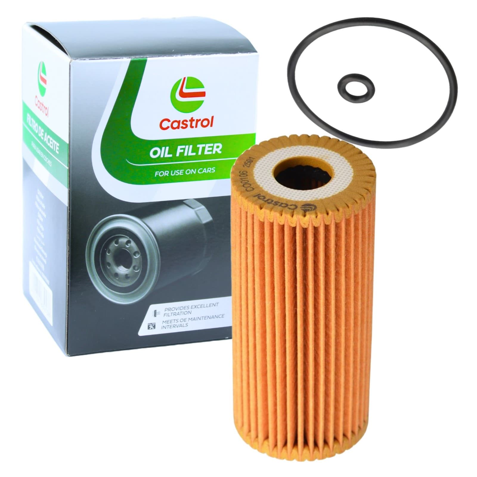 CASTROL filtre à huile CO0106 cartouche diamètre 53 hauteur 118 mm