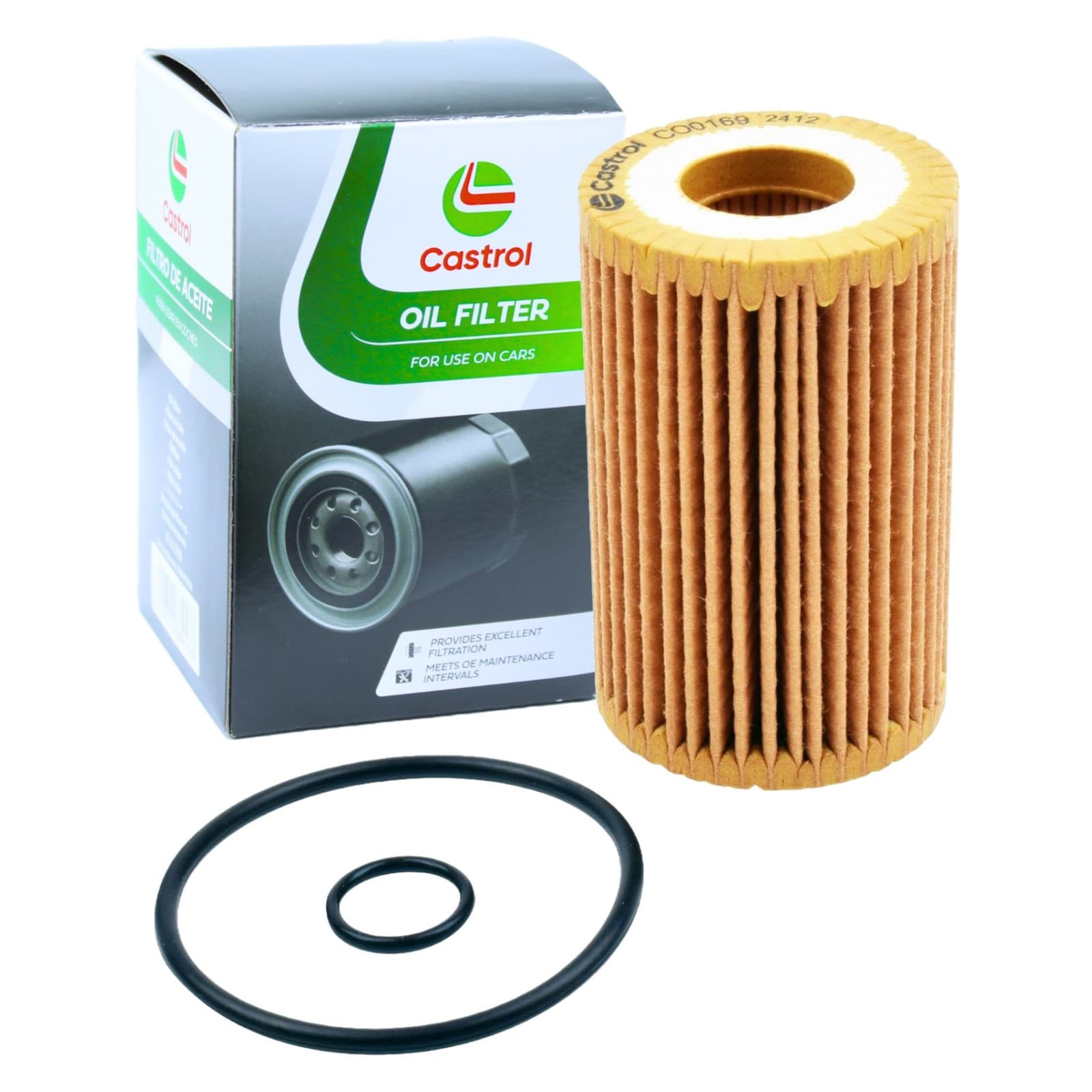 CASTROL filtre à huile CO0169 cartouche diamètre 53 hauteur 86 mm