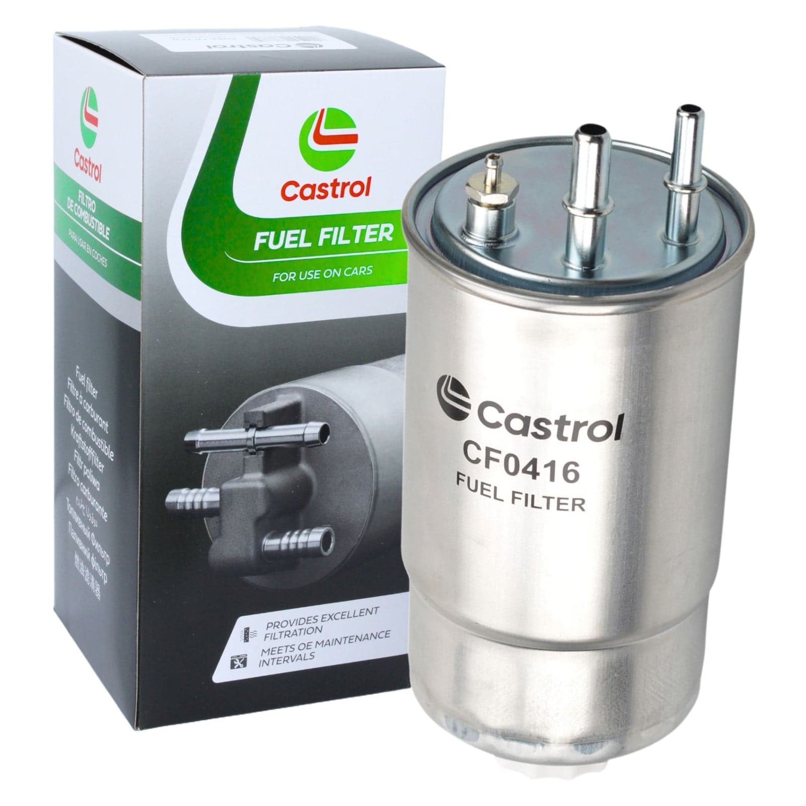 CASTROL Kraftstofffilter CF0416 Leitungsfilter Durchmesser 84 Höhe 170 mm