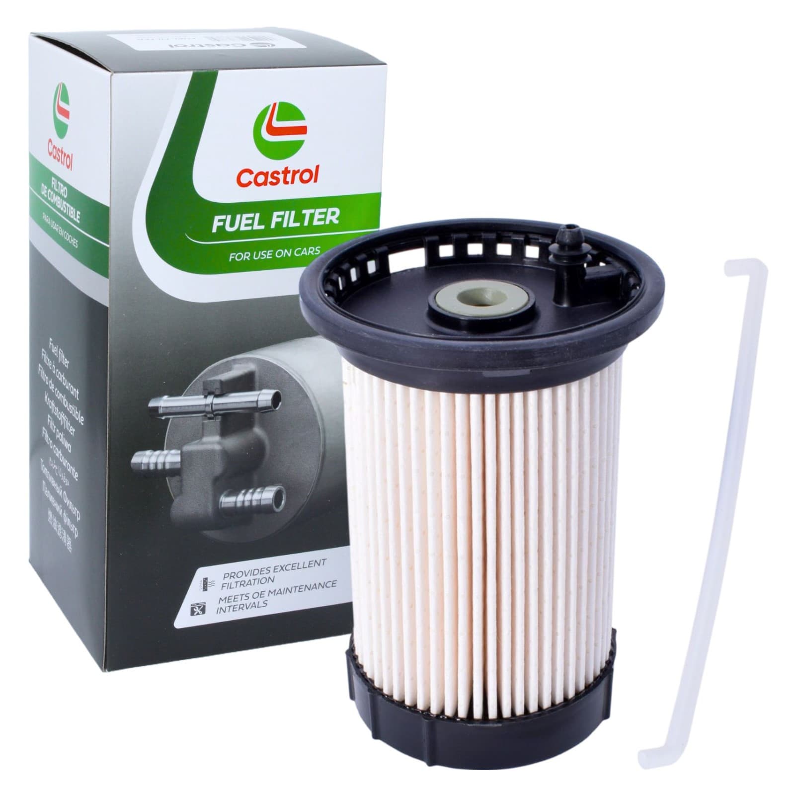 CASTROL Kraftstofffilter CF0447 Filtereinsatz Durchmesser 77 Höhe 138 mm