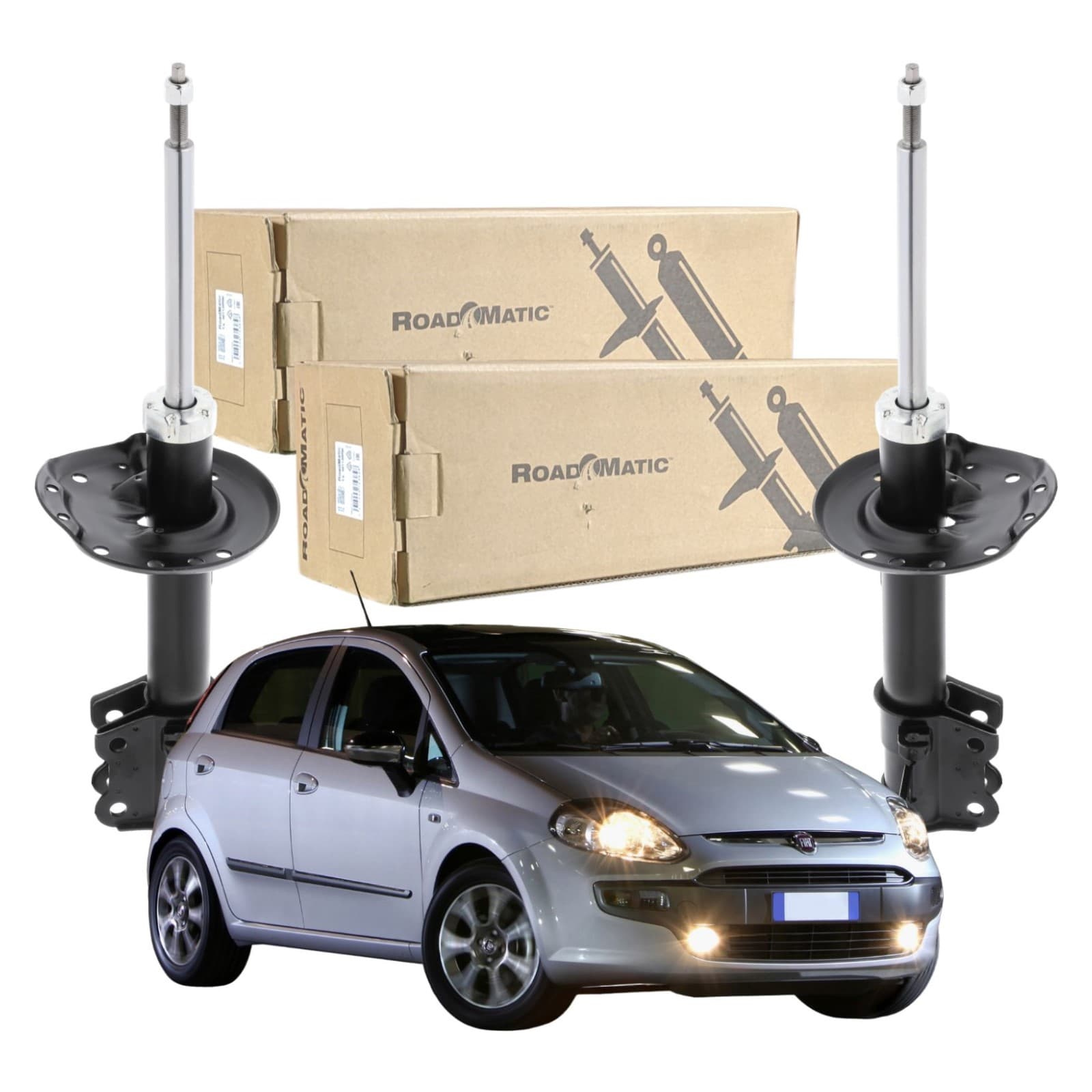 Kit 2 Ammortizzatori Anteriori Monroe Roadmatic per Fiat Grande Punto