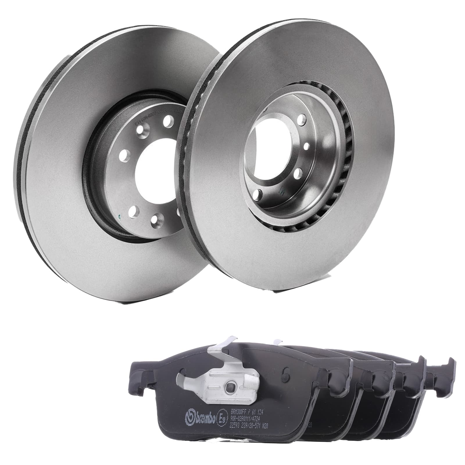 Kit Dischi e Pastiglie Freno Anteriori Brembo Citroen Spacetourer Jumpy