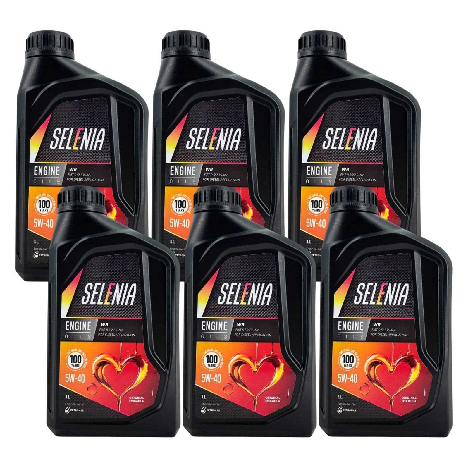 Olio Motore Selenia WR 5W40 6L Lubrificante Sintetico Auto Diesel Euro 4