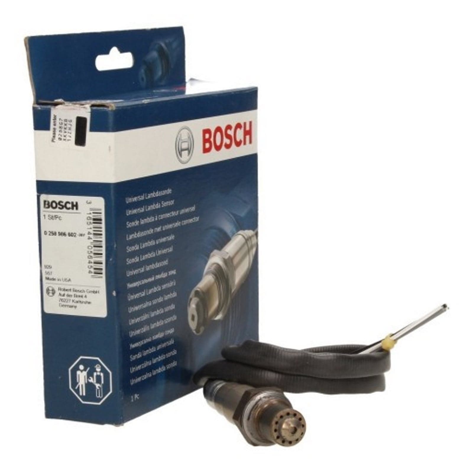 BOSCH 0258006563 Lambdasonde Kabellänge 310 mm 4 Leitungen
