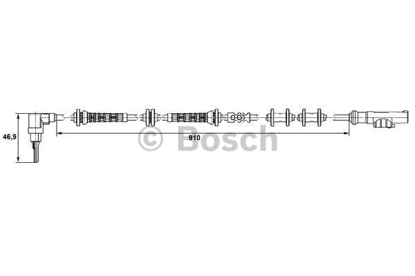 Bosch Sensore, N° Giri Ruota 265007448