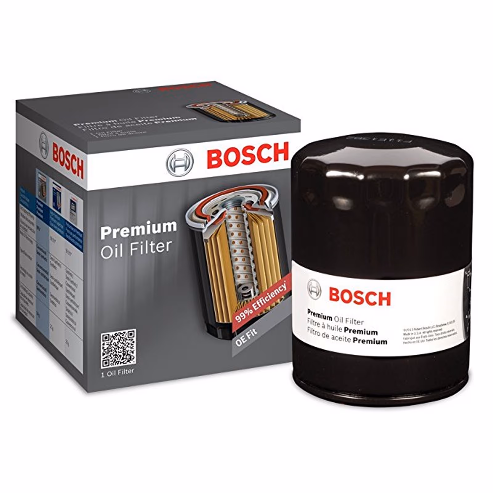 BOSCH filtre à huile 0451103004 à visser diamètre 93 hauteur 95,6 mm
