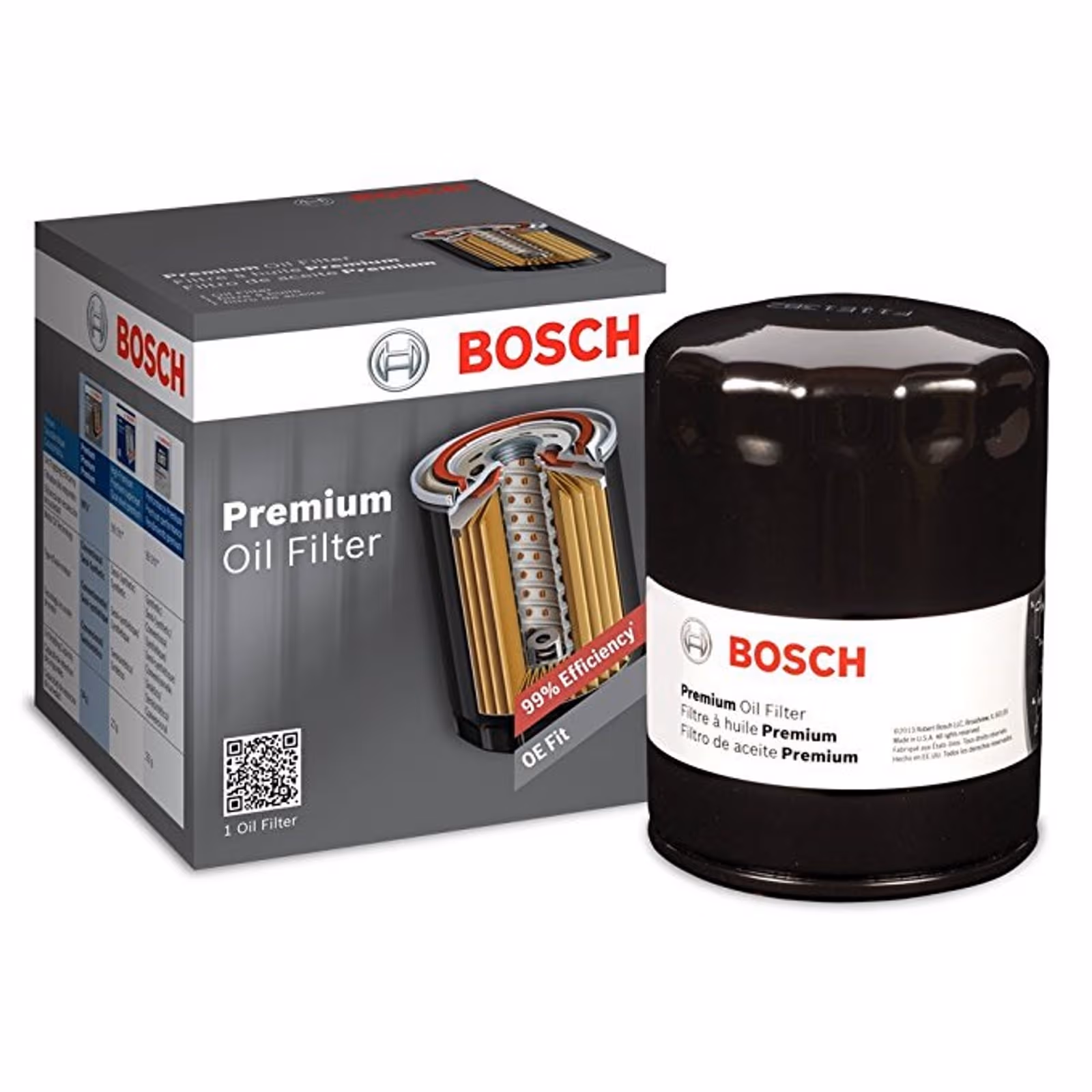 BOSCH filtre à huile 1457429272 cartouche diamètre 52,5 hauteur 116 mm