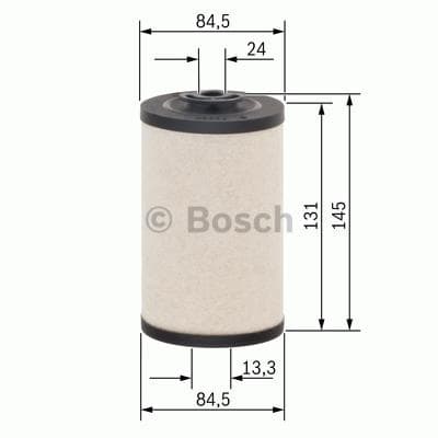 BOSCH Filtre à carburant à cartouche diamètre 84,5 mm 1457431159