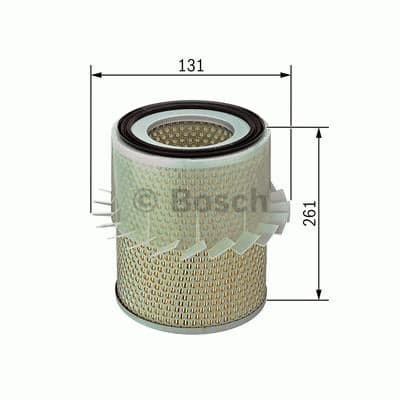 BOSCH Luftfilter 1457433200 Filtereinsatz Durchmesser 131x263 mm