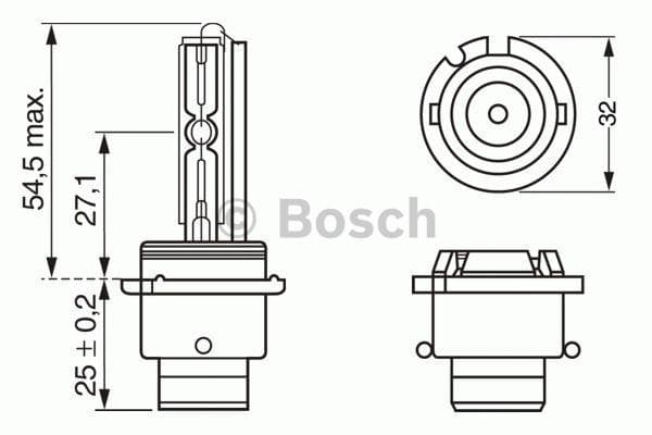 BOSCH Ampoule, phare principal BOSC1 987 302 903