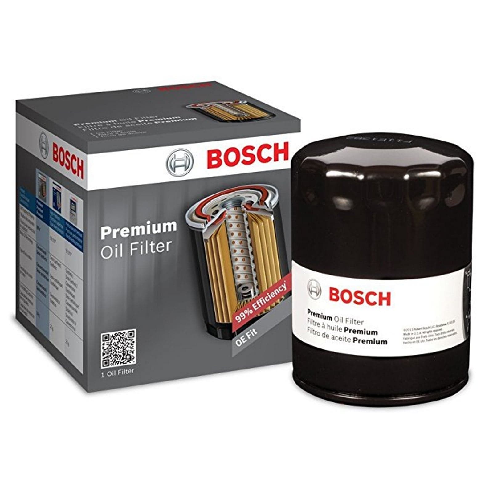 BOSCH filtre à huile F026407022 à visser diamètre 78 hauteur 65 mm