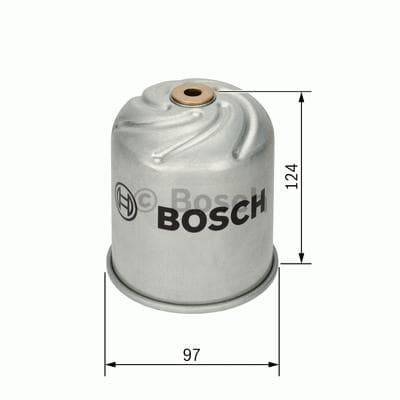 BOSCH filtre à huile F026407058 Centrifuga diamètre 97 hauteur 124 mm