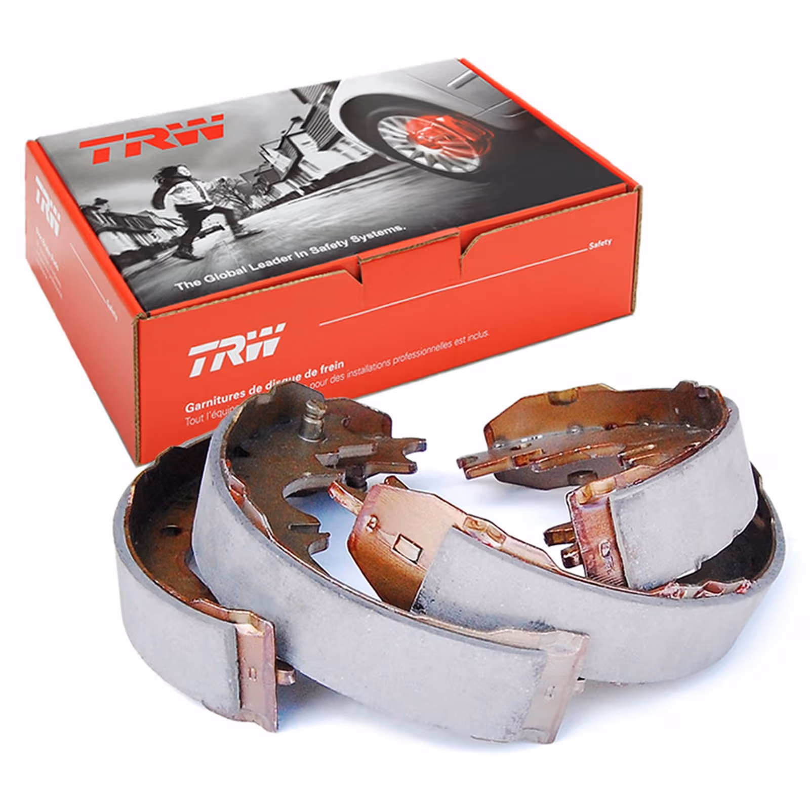 TRW Bremsbackensatz GS8611 fuer Trommelbremse Durchmesser 180 mm 30 mm TRW E1 90R 01195/034