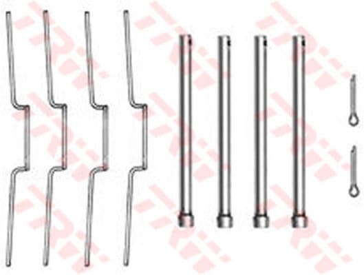 TRW Kit d'accessoires, plaquettes de frein TRWPFK346