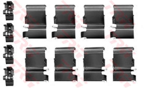 TRW Kit d'accessoires, plaquettes de frein TRWPFK374