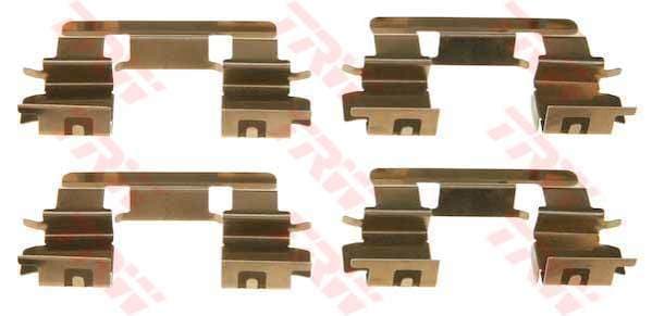 TRW Kit d'accessoires, plaquettes de frein TRWPFK463