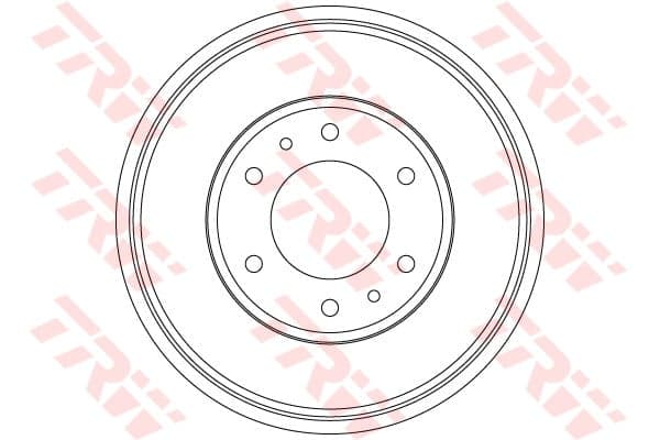 TRW DB4423 Bremstrommel 295 mm 6 Löcher für Bremsanlage