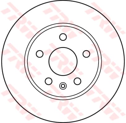 TRW disque de frein DF4995S ventilé diamètre 296 épaisseur 30 mm 5 trous