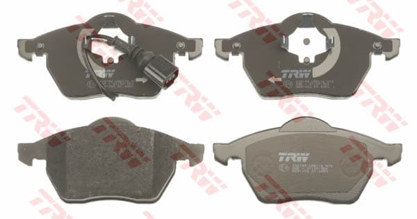 TRW plaquettes de frein GDB1403 156,4x74,2 épaisseur 19,5 mm avec témoin