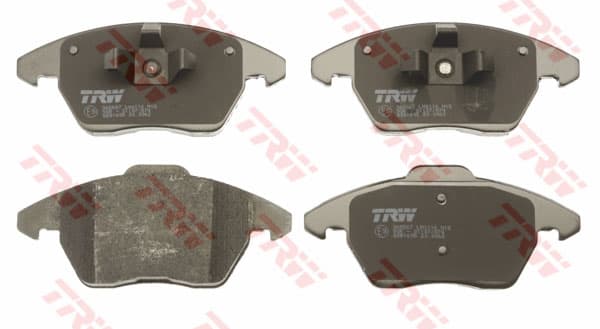 TRW Bremsbeläge GDB1605 156,4x71,4 Stärke 19 mm für Warnkontakt