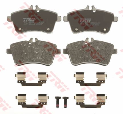 TRW plaquettes de frein GDB1628 131,8x70 épaisseur 19,5 mm prévu témoin