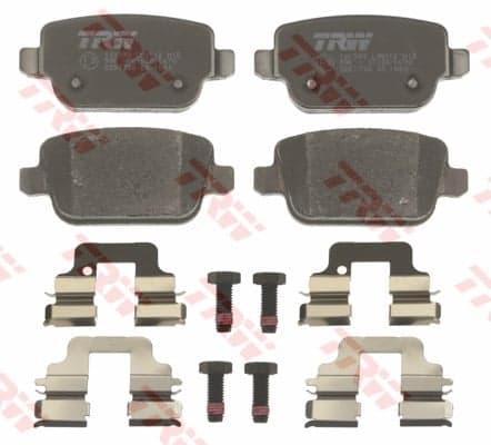 TRW Bremsbeläge GDB1732 95,2x43,2 Stärke 16 mm für Warnkontakt