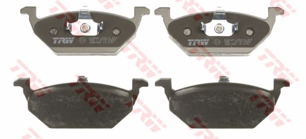 TRW Bremsbeläge GDB1984 146x54,7 Stärke 19,5 mm für Warnkontakt