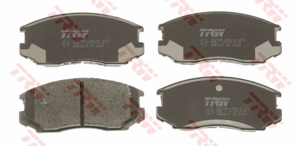 TRW plaquettes de frein GDB3214 114,2x50 épaisseur 15 mm avec témoin sonore