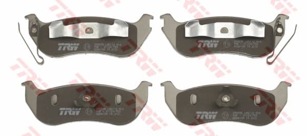 TRW Bremsbeläge GDB4139 140,5x49,3 Stärke 15 mm für Warnkontakt