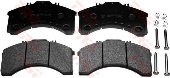 TRW plaquettes de frein GDB5024 240,5x125,2 épaisseur 25 mm prévu témoin