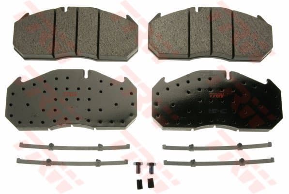 TRW Bremsbeläge GDB5065 249,5x118,3 Stärke 28,2 mm für Warnkontakt