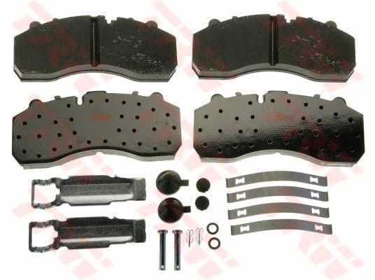 TRW plaquettes de frein GDB5067 247,5x109,5 épaisseur 30 mm prévu témoin