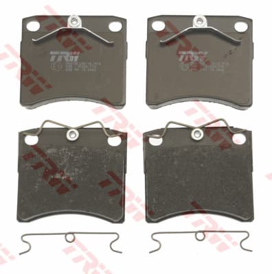 TRW Bremsbeläge GDB791 91,7x80 Stärke 17,7 mm für Warnkontakt