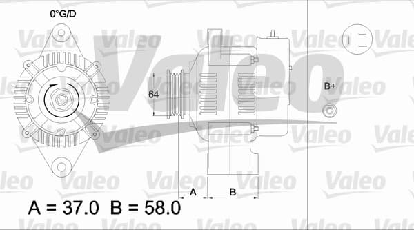 pièce auto VALEO 43652