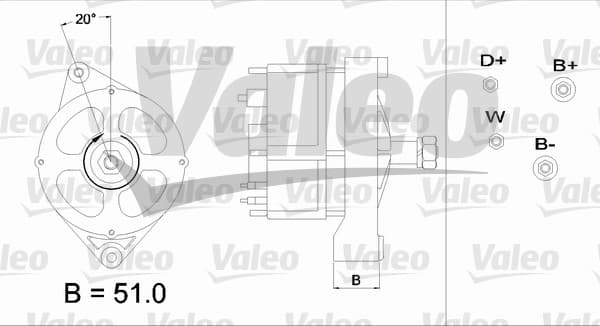 pièce auto VALEO 43659