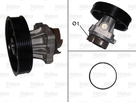 VALEO Pompe a eau 506716 refroidissement moteur avec joints