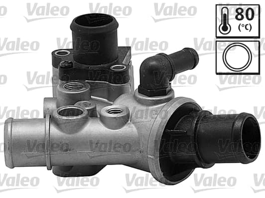 VALEO Thermostat liquide refroidissement 820403 80 °C avec boitier avec joints