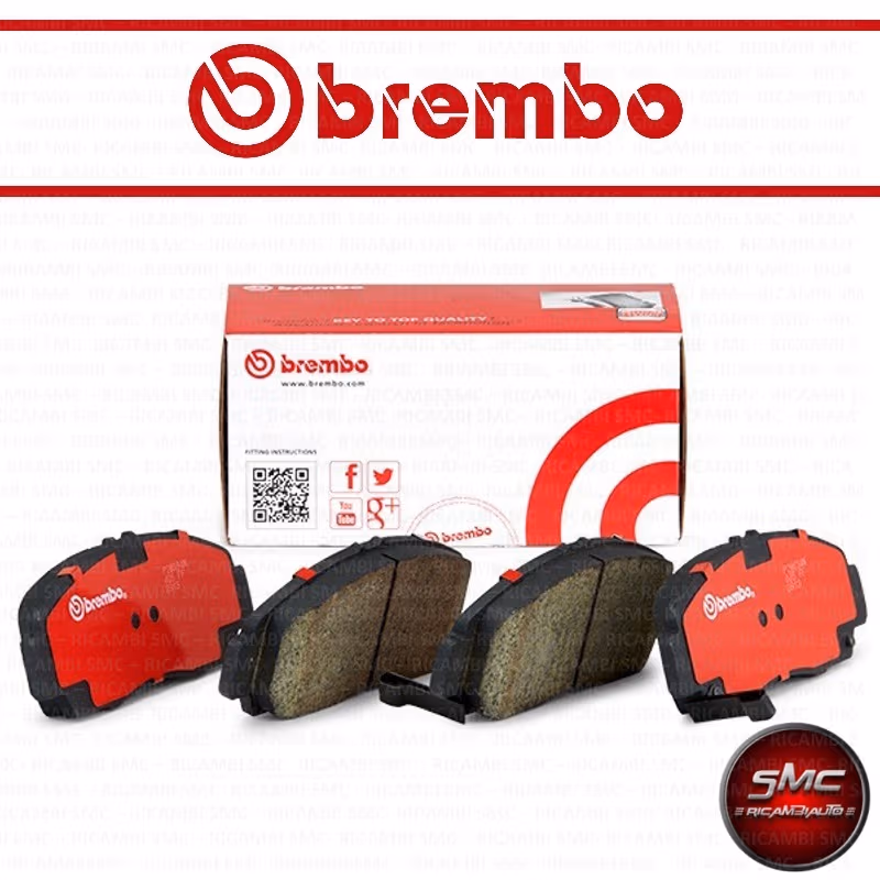 BREMBO Bremsbeläge P85135 104x52,2 Stärke 17,5 mm für Auto-Bremsanlage