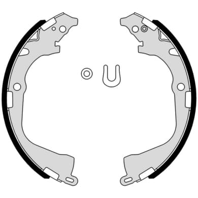 Jeu de mâchoires de frein BREMBO BREMS85541