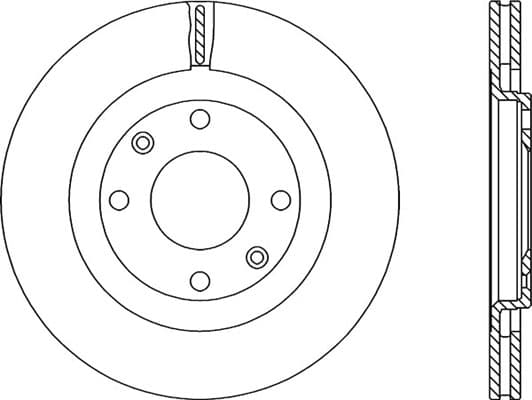 OPEN PARTS disque de frein BDA1106.20 pour système de freinage auto