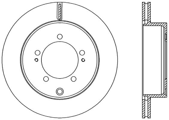 OPEN PARTS Bremsscheibe BDA2360.20 belüftet Durchmesser 282,4 Stärke 20 mm 5 Bohrungen