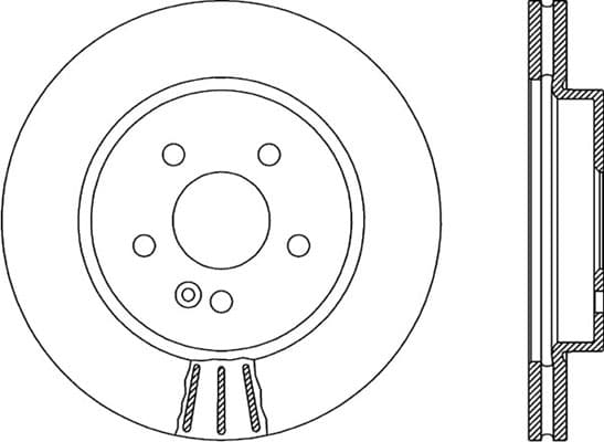 OPEN PARTS Bremsscheibe BDR1915.20 belüftet Durchmesser 303 Stärke 26 mm 5 Bohrungen