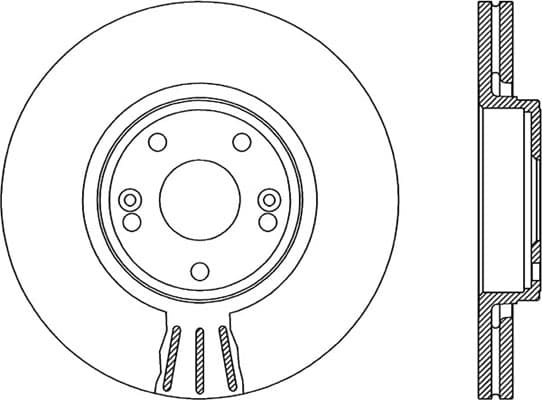 OPEN PARTS disque de frein BDR1959.20 ventilé diamètre 300 épaisseur 26 mm 5 trous