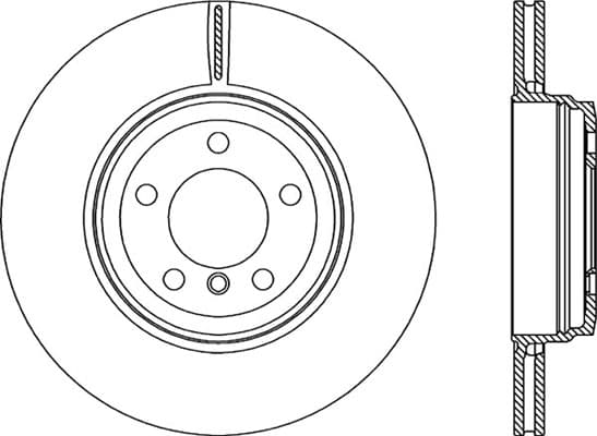 OPEN PARTS Bremsscheibe BDR2222.20 belüftet Durchmesser 345 Stärke 24 mm 5 Bohrungen
