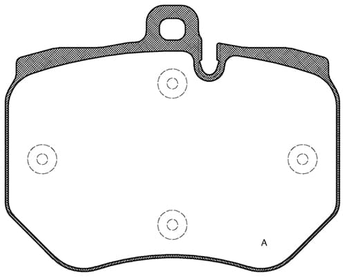 OPEN PARTS Bremsbeläge BPA1400.00 für Auto-Bremsanlage