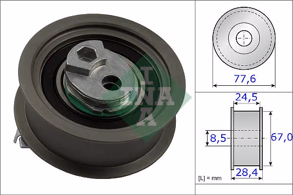 INA 531085110 Spannrolle Zahnriemen Durchmesser 67 mm