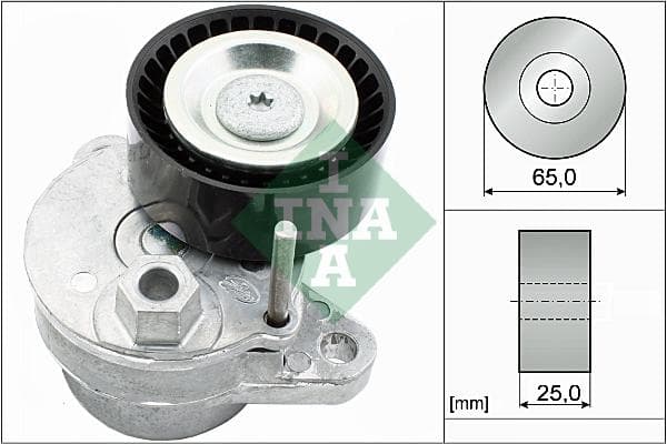 INA 534054010 Riemenspanner Keilrippenriemen Durchmesser 65 mm Breite 25 mm
